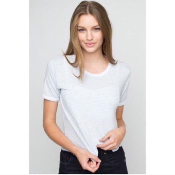 Brandy Melville Tops - Brandy Melville Ringer Tee